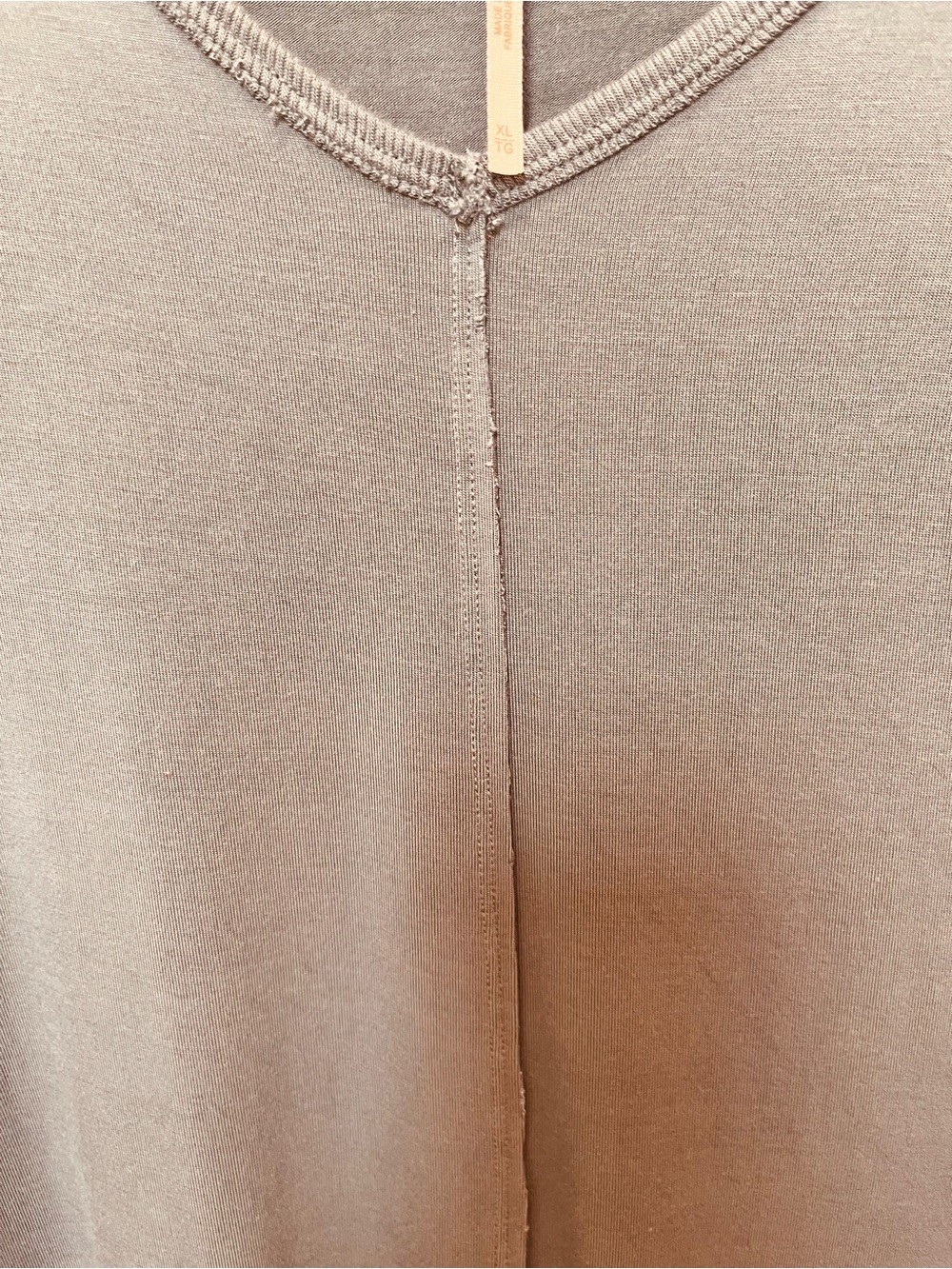 Free People Oversized Off The Shoulder VNeck Long Sleeve Top - Teal Blue - Picture 9 of 11